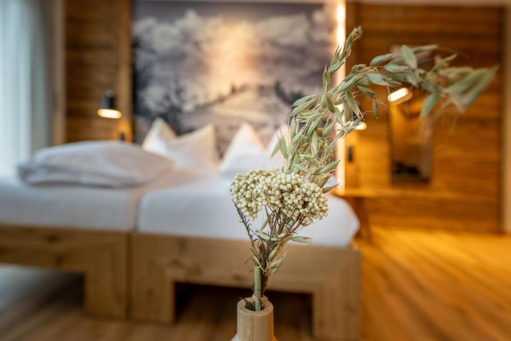 Voodi või voodid majutusasutuse Mountain Lodge toas