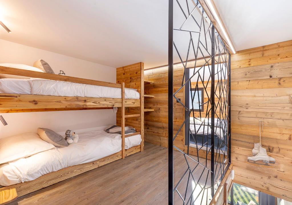 Postel nebo postele na pokoji v ubytování Val Thorens So Cocooon Silveralp 330