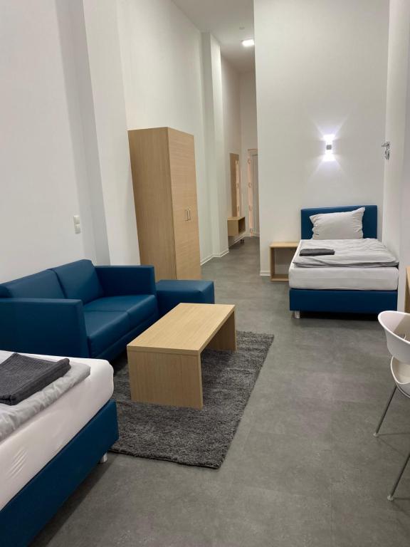 Postel nebo postele na pokoji v ubytování Fabella Flats Forchheim