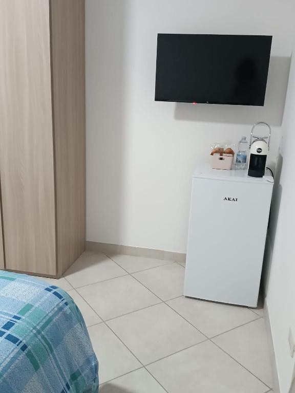 TV a/nebo společenská místnost v ubytování B&B "LE LUCI" SUPER CAMERA IN ATTICO interno 3 rose rosse