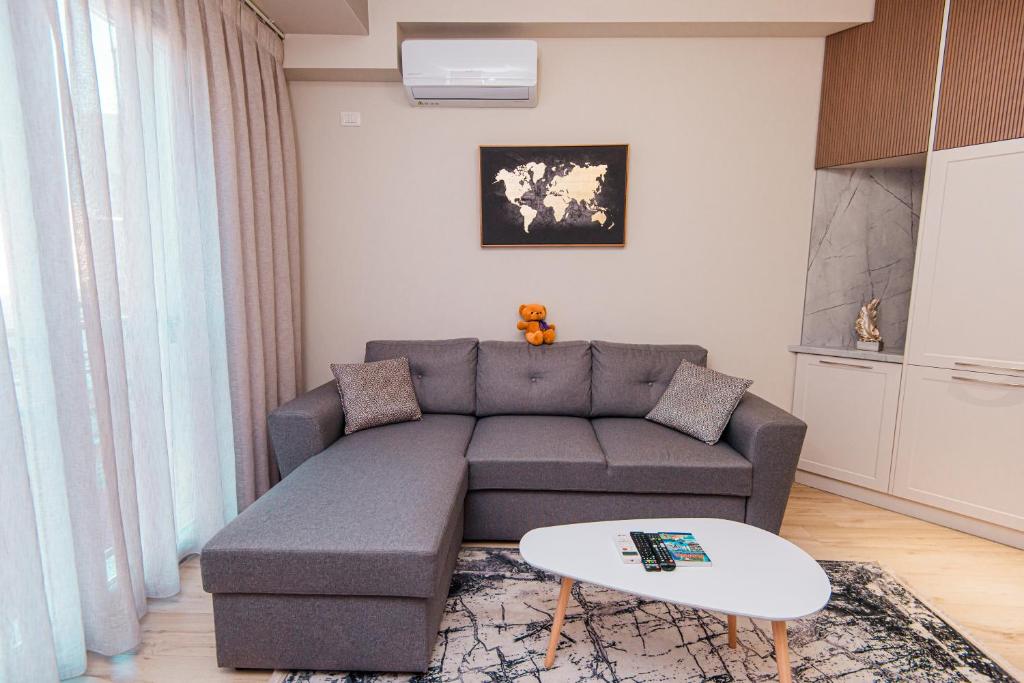 Część wypoczynkowa w obiekcie Loris Apartaments 204