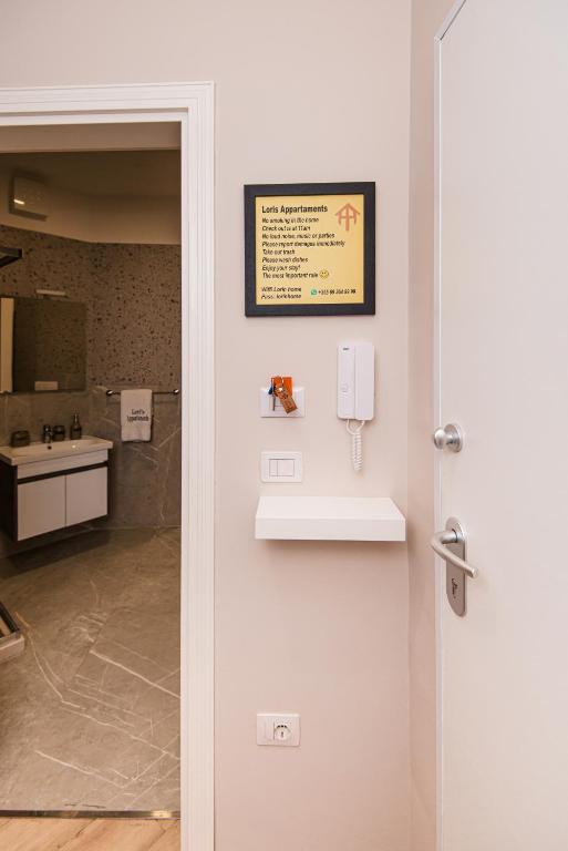 Łazienka w obiekcie Loris Apartaments 204