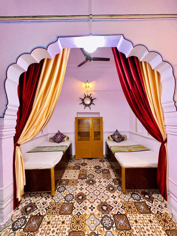 Posezení v ubytování Hotel Kota kunj Heritage