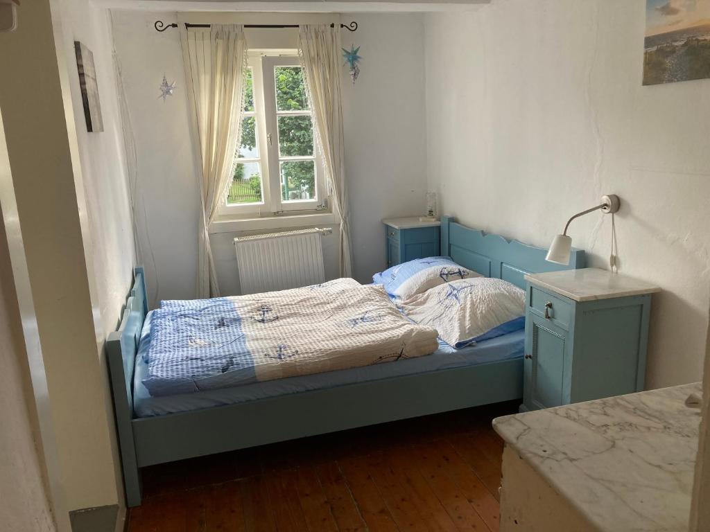 Postel nebo postele na pokoji v ubytování Am Bach