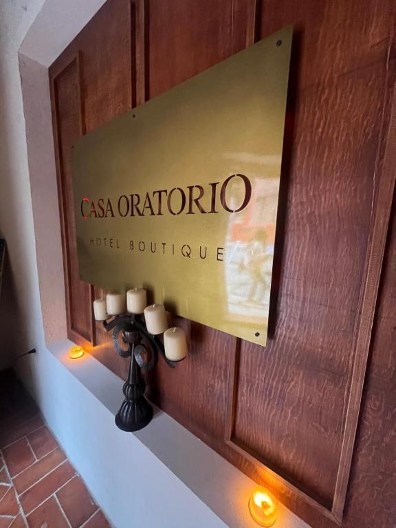 Certifikát, hodnocení, plakát nebo jiný dokument vystavený v ubytování Hotel Casa Oratorio "Adults Only"