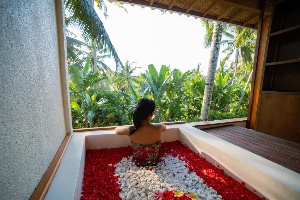 Zahrada ubytování Pertiwi Bisma Ubud