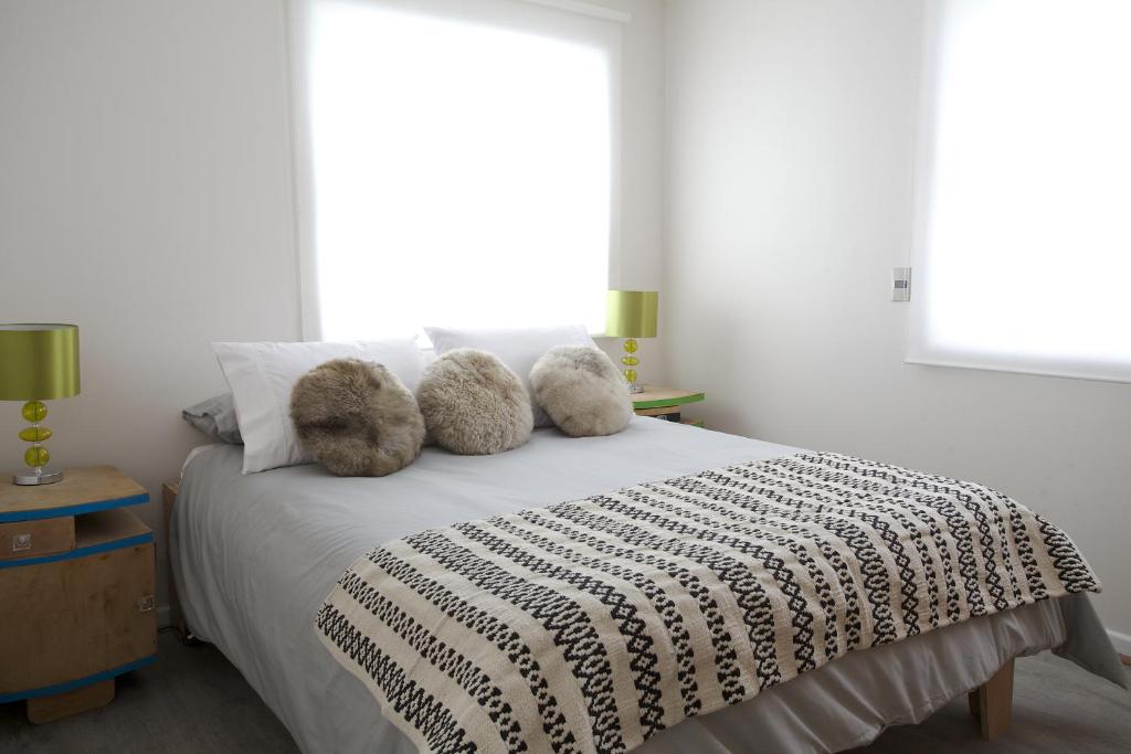 Postel nebo postele na pokoji v ubytování Apart Hotel Bianco