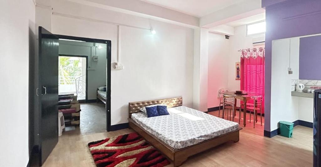 Katil atau katil-katil dalam bilik di Panchalaya Homestay