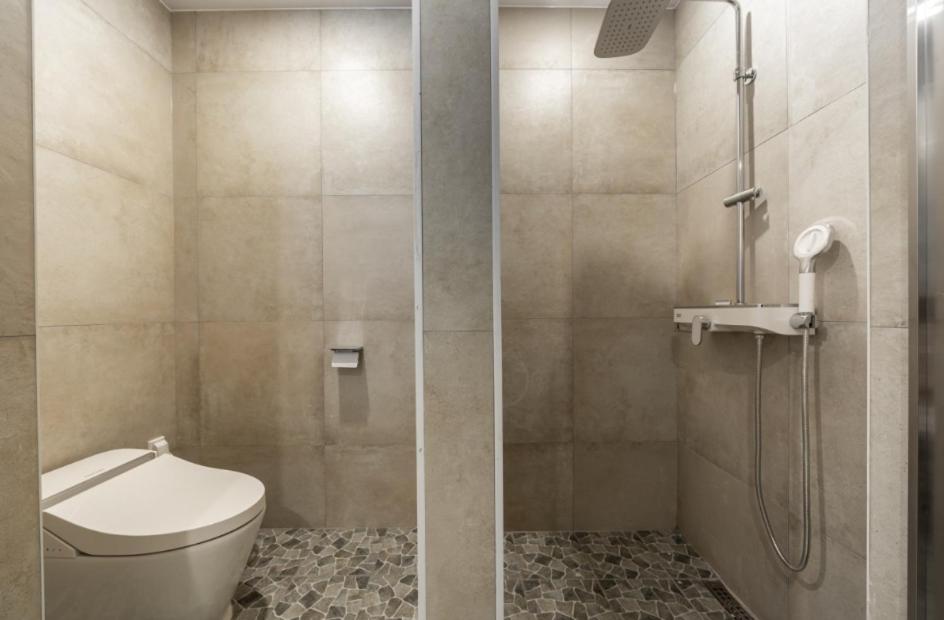 Koupelna v ubytování Gimpo JK Hotel