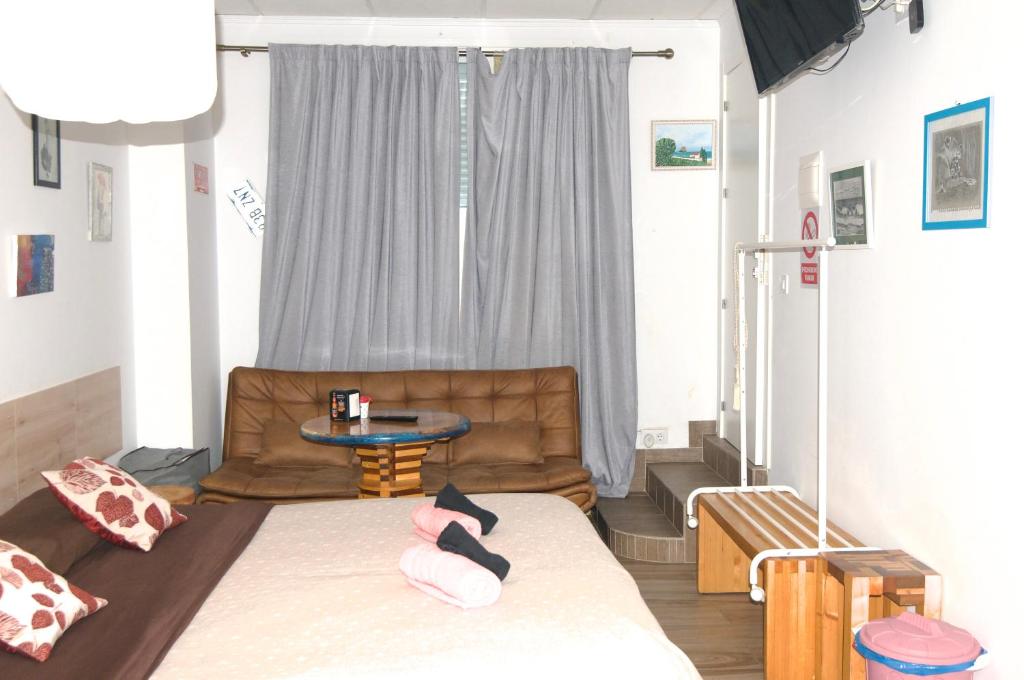 Posezení v ubytování Calpe loft Suite Zendra