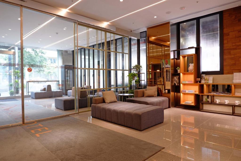 Posezení v ubytování Home Hotel