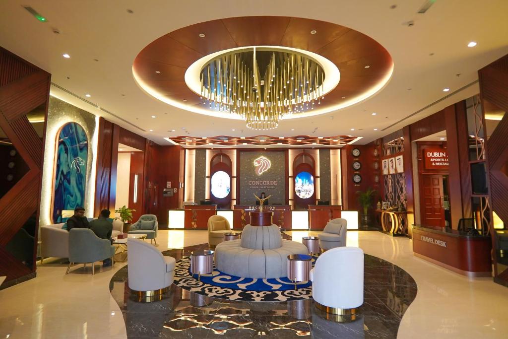 Posezení v ubytování Concorde Creek View Hotel Bur Dubai