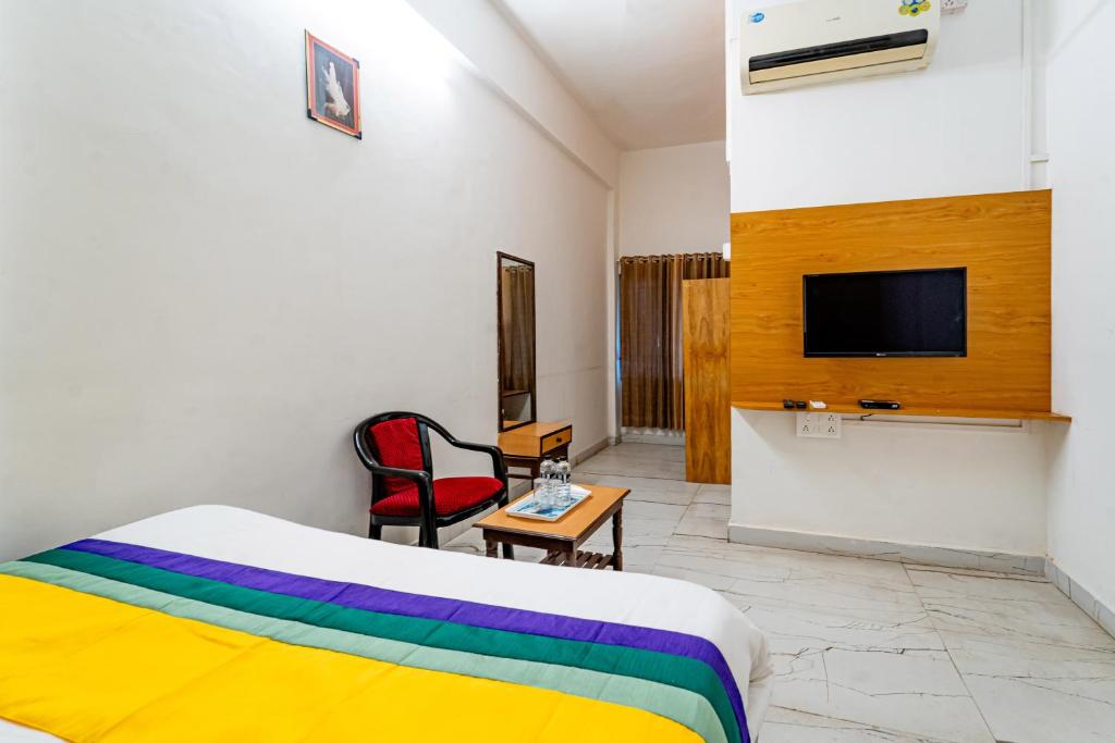 TV a/nebo společenská místnost v ubytování Itsy Hotels Mansi
