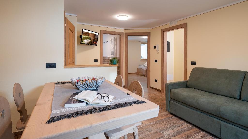 Гостиная зона в Chalet Li Mina