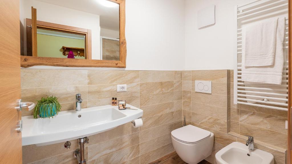 Ванная комната в Chalet Li Mina