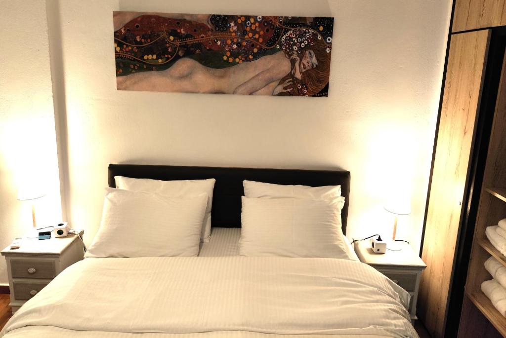 Posteľ alebo postele v izbe v ubytovaní Ulysses Apartments Acropolis