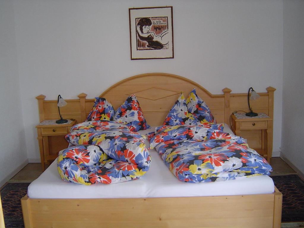Postel nebo postele na pokoji v ubytování Haus Adora