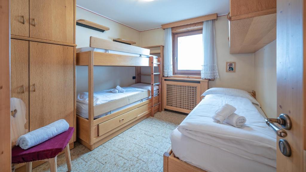 Кровать или кровати в номере Chalet Li Mina
