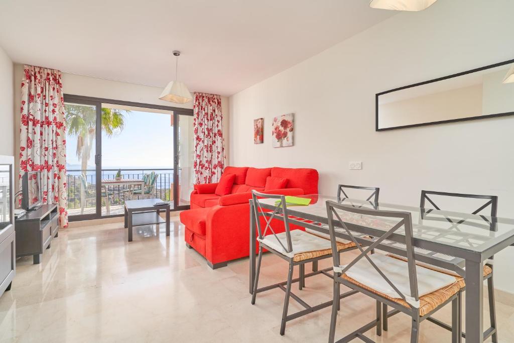 Posezení v ubytování Apartment with sea views Calaceite