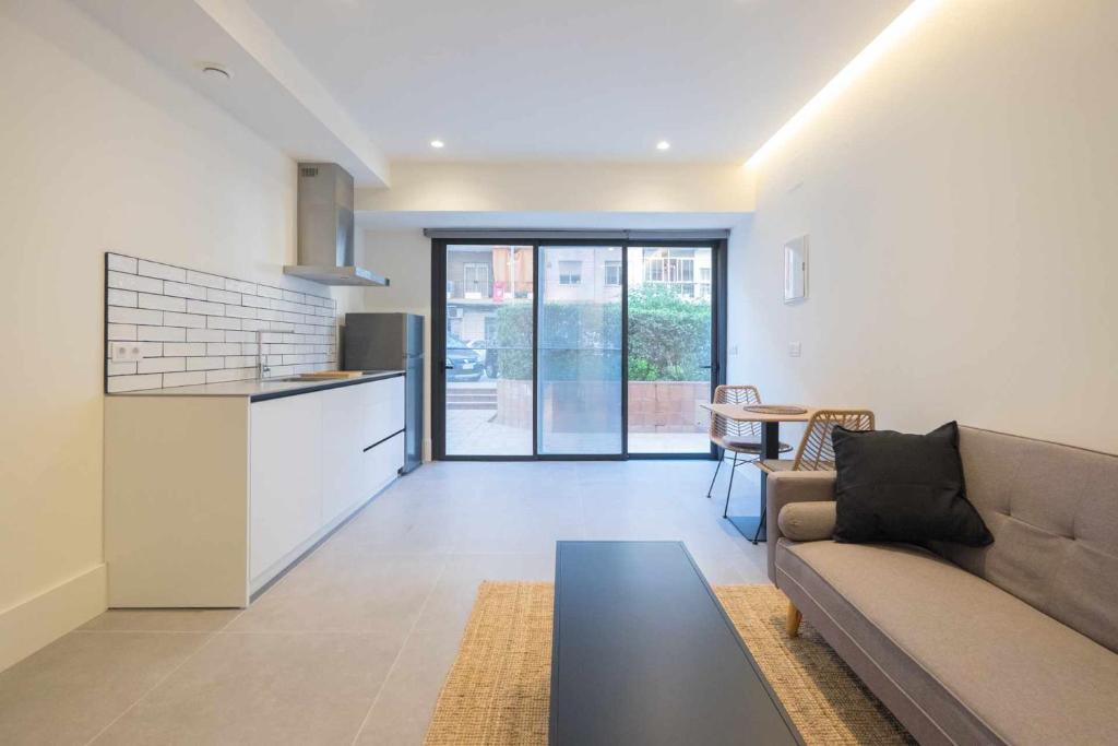 Χώρος καθιστικού στο Apartamento Presidente 4