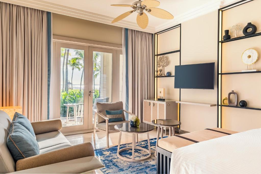 Posezení v ubytování InterContinental Mauritius Resort Balaclava Fort by IHG