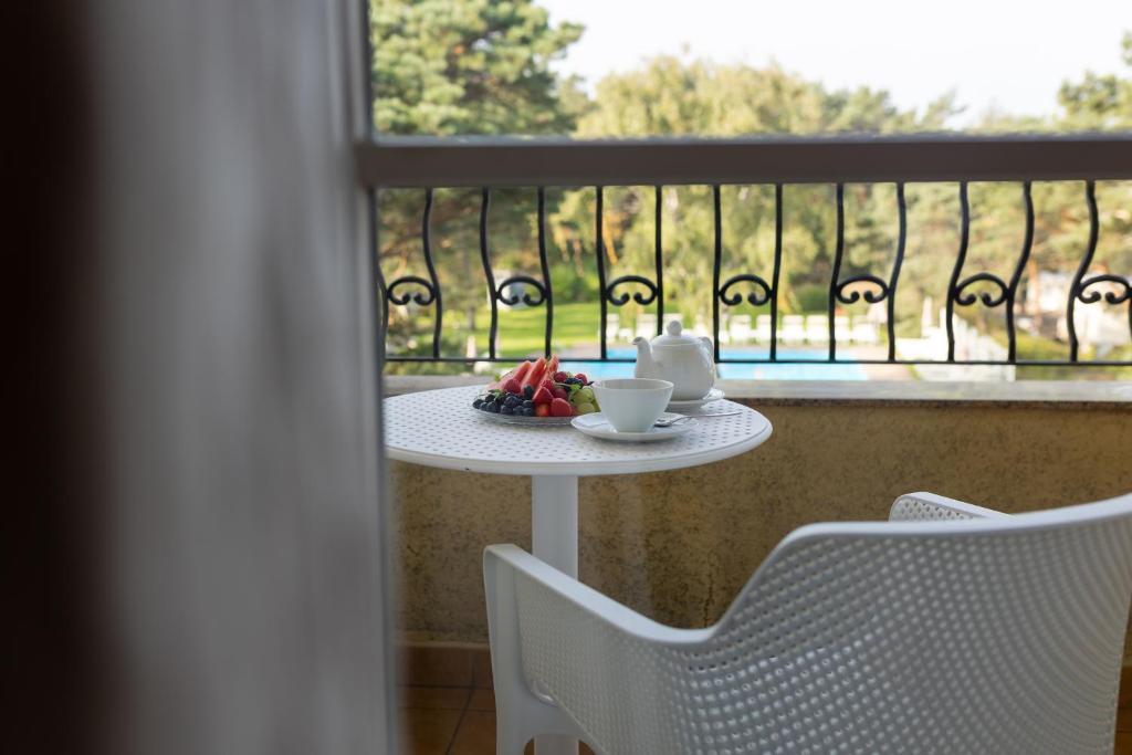 Balkón nebo terasa v ubytování Zamek Łeba Resort & Spa