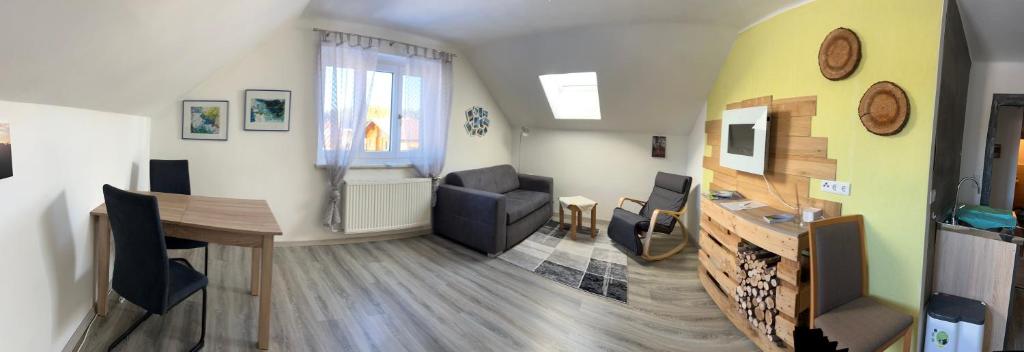 Fotografia z galérie ubytovania Ferienwohnung am Mitterberg v destinácii Gersdorf