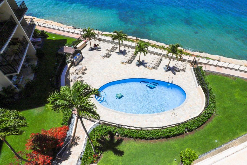 Bazén v ubytování Hololani Resort nebo v jeho okolí
