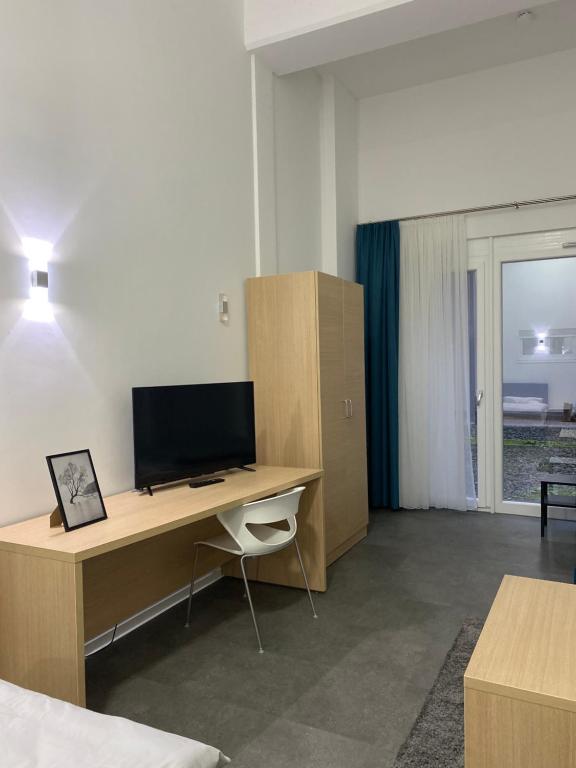 TV a/nebo společenská místnost v ubytování Fabella Flats Forchheim