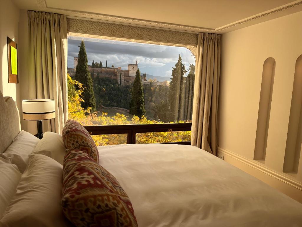 Postel nebo postele na pokoji v ubytování La Casa JuanRanas