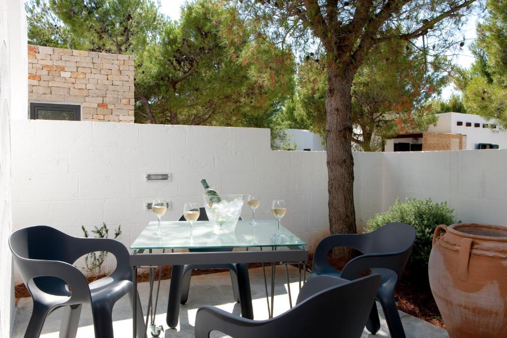 Patio nebo venkovní prostory v ubytování Meditur Puglia