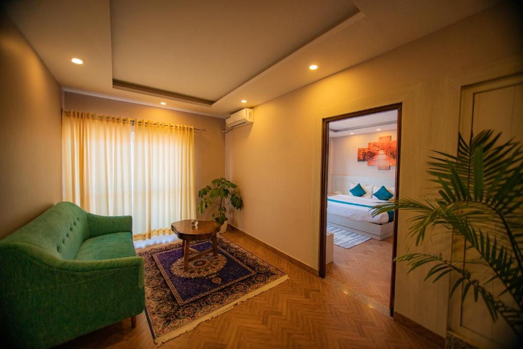 Posezení v ubytování Majheri Resort and Spa