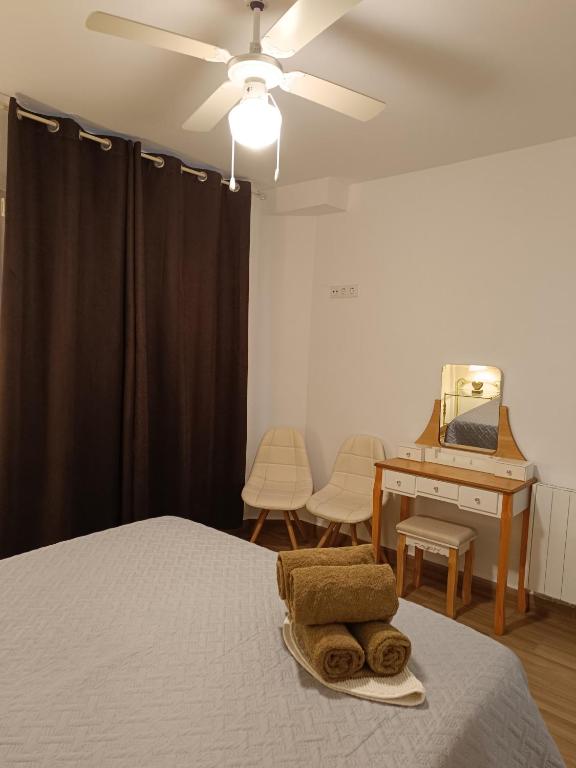 Postel nebo postele na pokoji v ubytování Vera Natura, Apartamento Alma