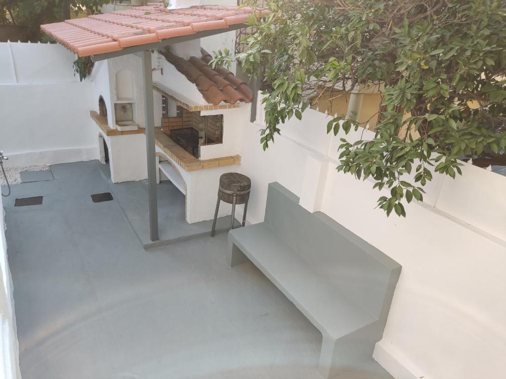 Μπαλκόνι ή βεράντα στο Seaside House in Nea Makri