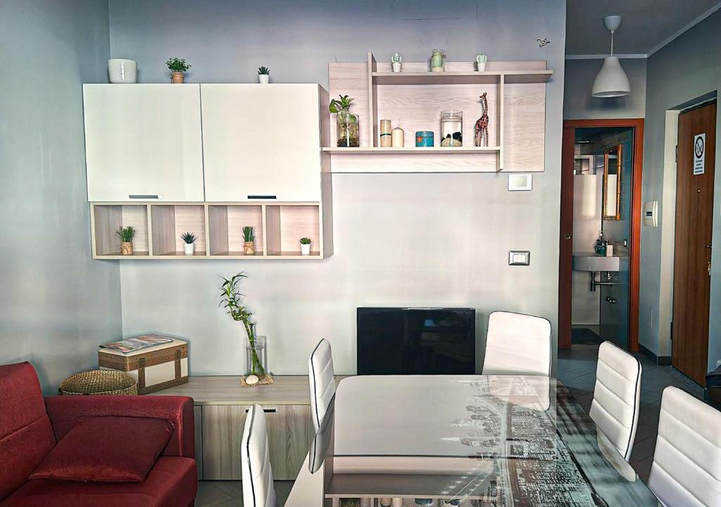 Χώρος καθιστικού στο Appartamento da Marti in centro Messina