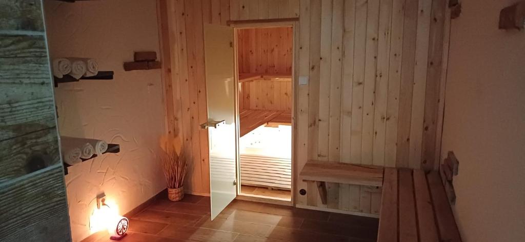 Postel nebo postele na pokoji v ubytování Pension Kobr
