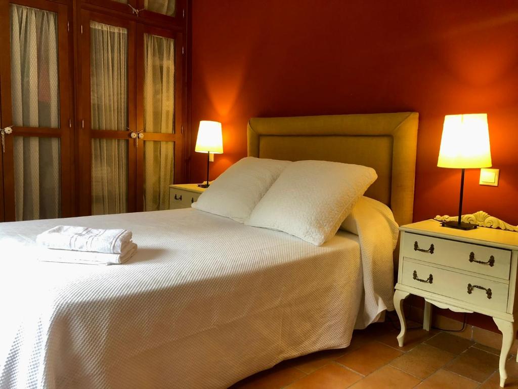 A bed or beds in a room at Nueva Cazorla Mirador Cerro del Escribano