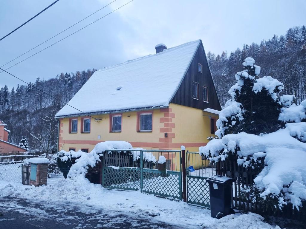 Domek č. 3 v zimě