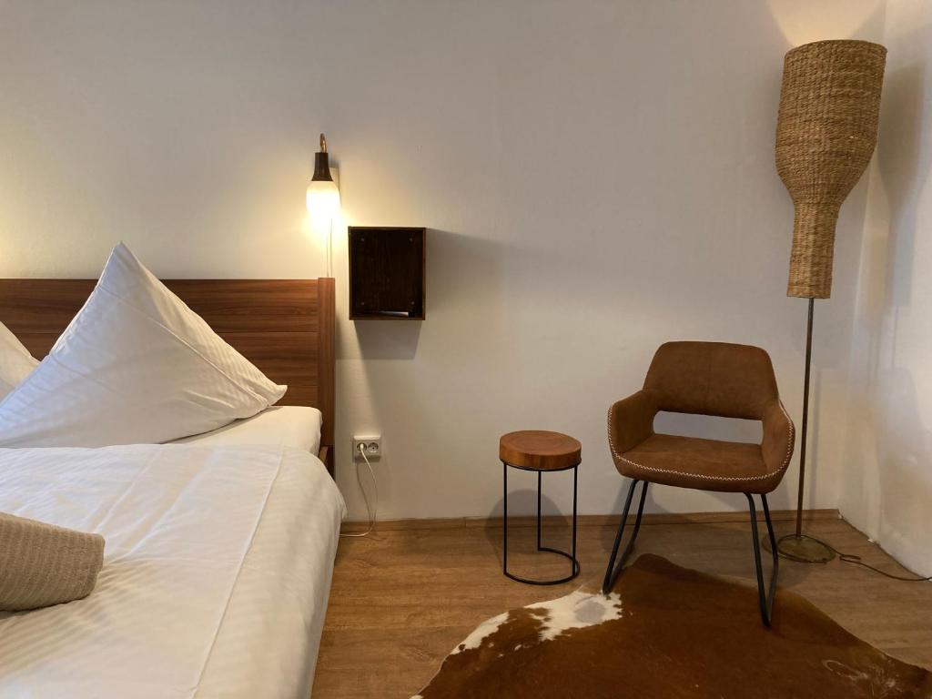 Postel nebo postele na pokoji v ubytování Minimal Hostel No 41