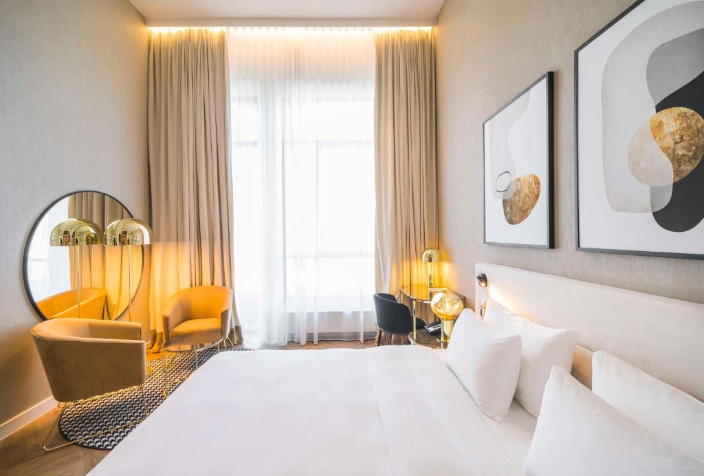 Postel nebo postele na pokoji v ubytování Radisson Blu Hotel Sopot