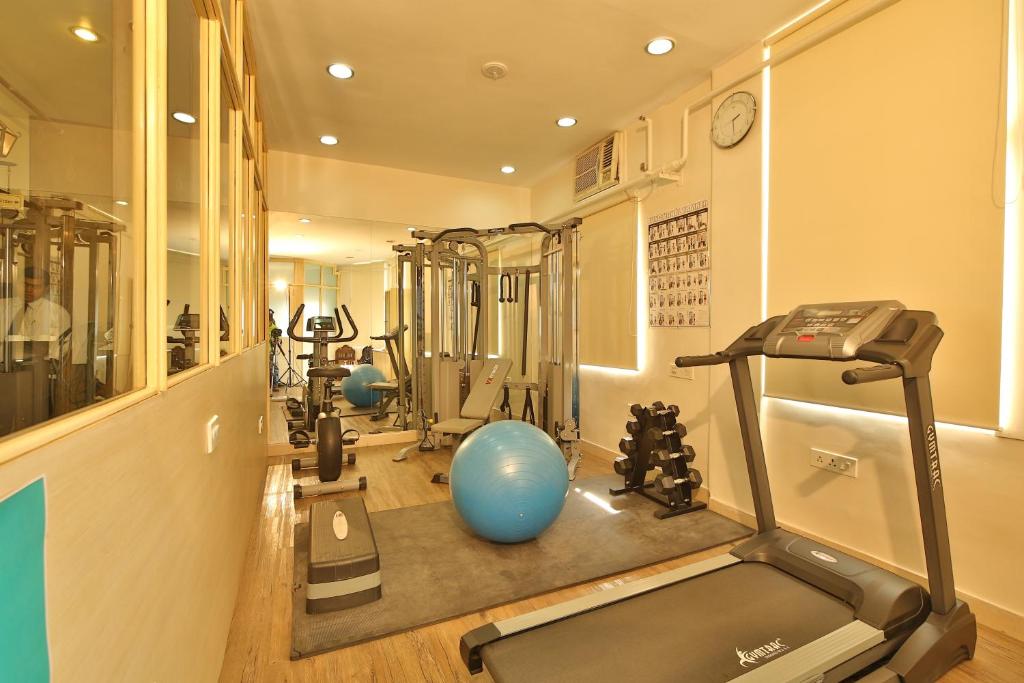 Fitness centrum a/nebo fitness zařízení v ubytování The Lindsay