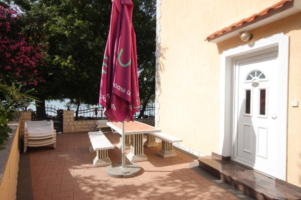 Balkon lub taras w obiekcie Apartment Kraj 3460e