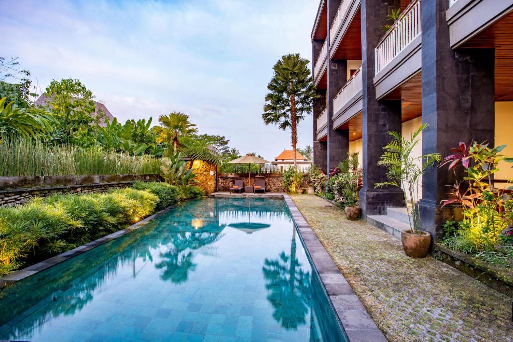 Bazén v ubytování Paon Desa Ubud nebo v jeho okolí