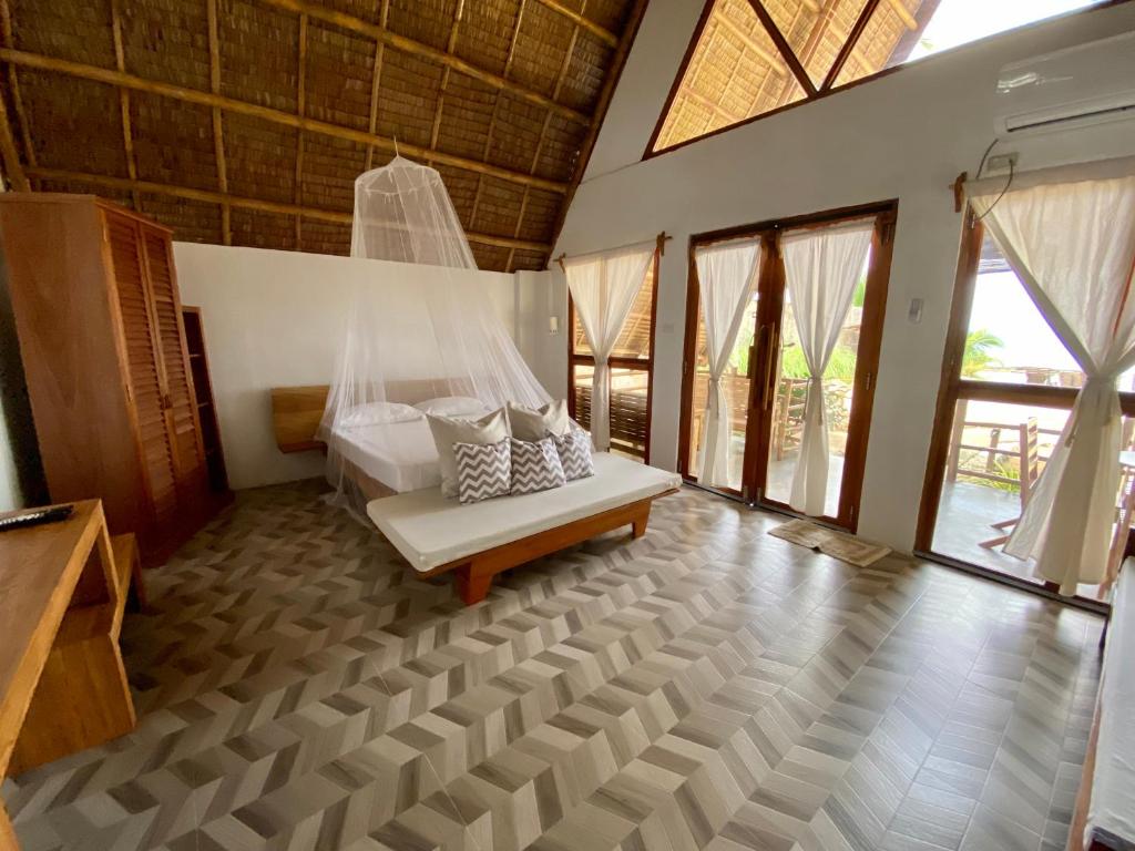 Posezení v ubytování Surya Beach Resort Palawan