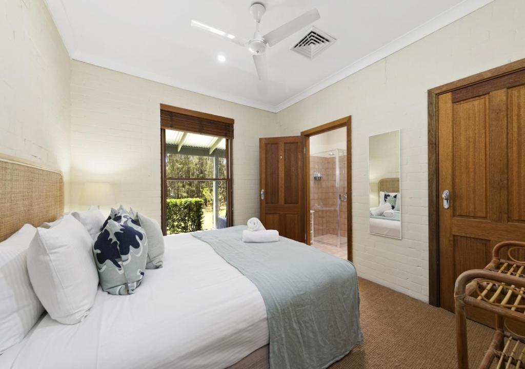 Letto o letti in una camera di Sweetacres Hunter Valley