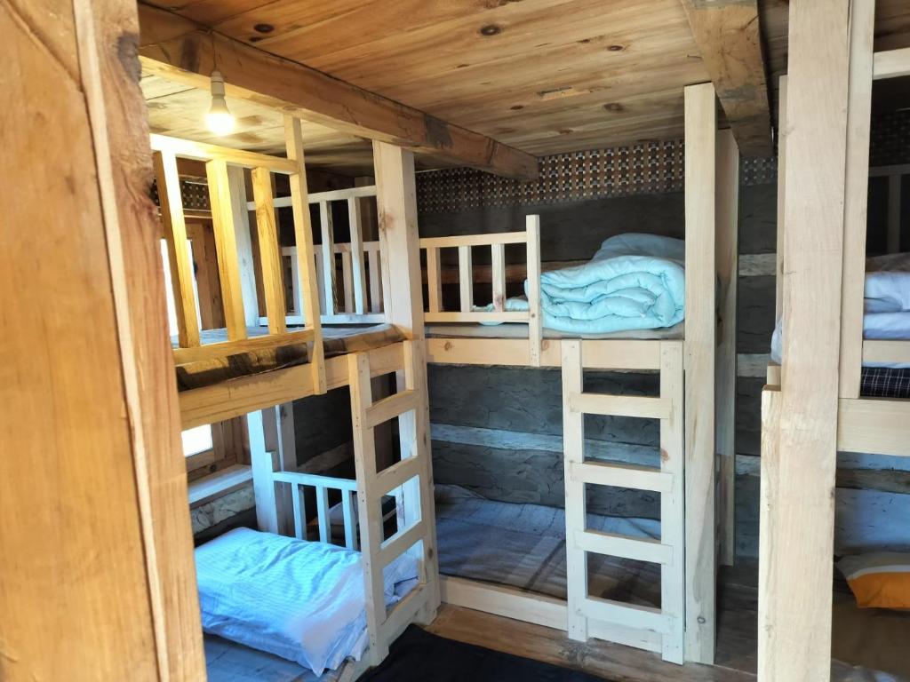 Palanda nebo palandy na pokoji v ubytování Nomind Vibe, Lapas Village ,Parvati Valley