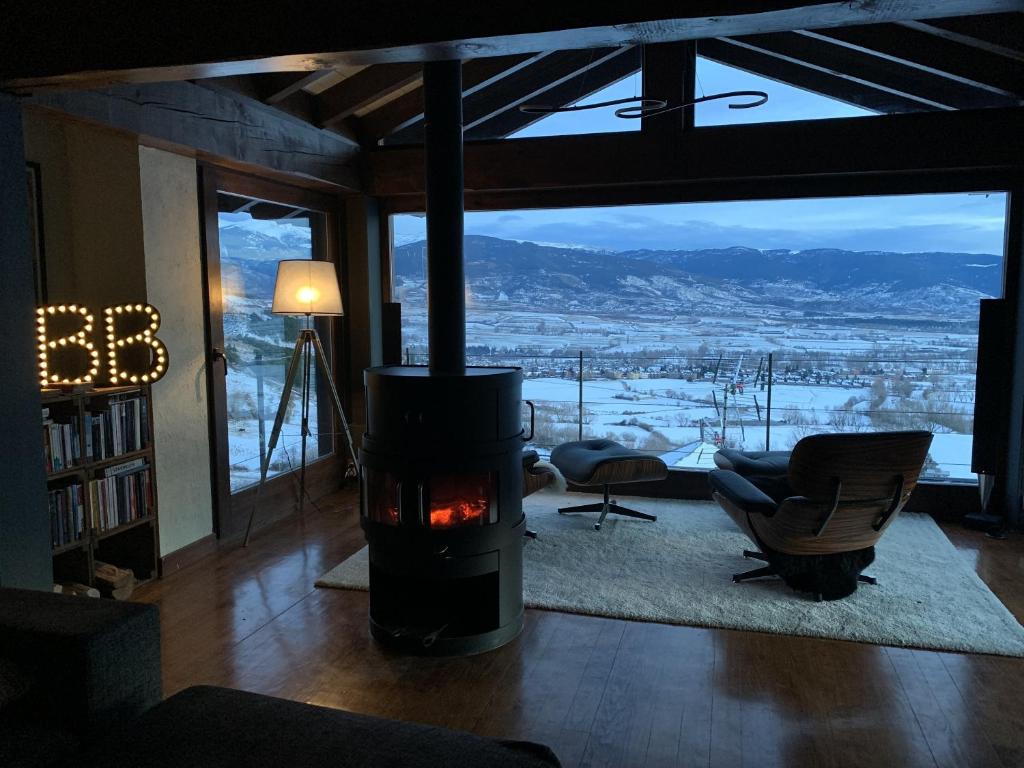Nespecifikovaný výhled na hory nebo výhled na hory při pohledu z bed and breakfast