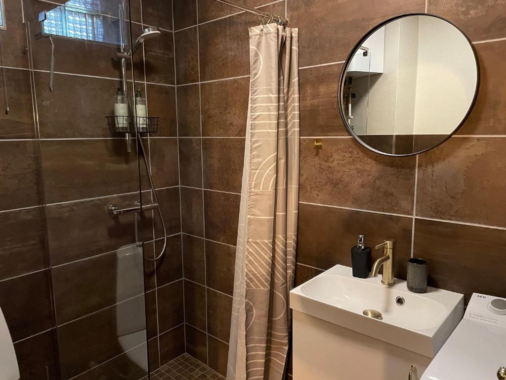 Koupelna v ubytování Jonstrupvejens Apartments Lejl C