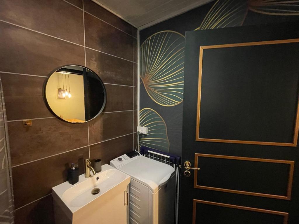 Koupelna v ubytování Jonstrupvejens Apartments Lejl C