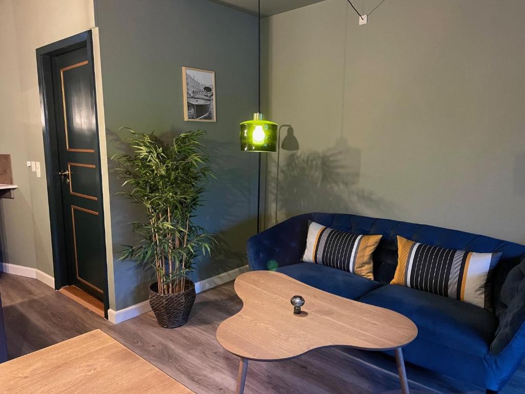 Posezení v ubytování Jonstrupvejens Apartments Lejl C